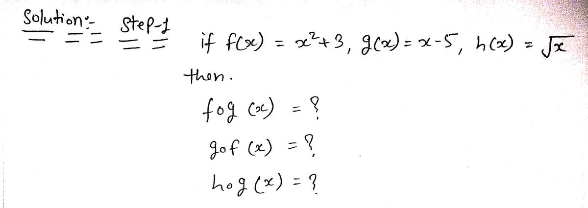 Algebra homework question answer, step 1, image 1